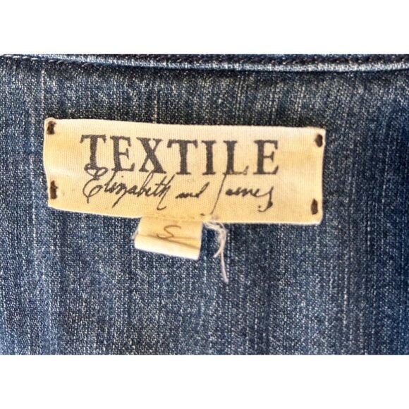 Textile Elizabeth & James Blue Austin Sleeveless Top - Picture 8 of 9